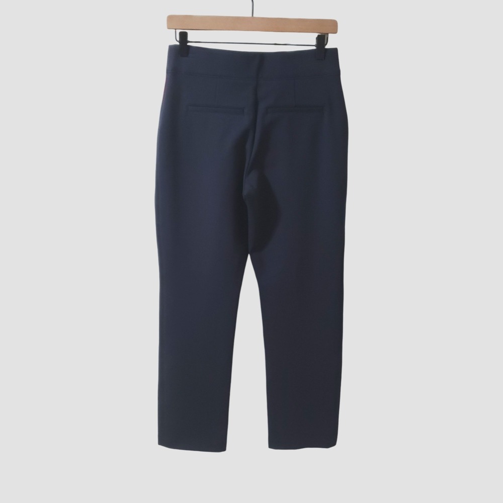 NWT Spanx The Perfect Pant Slim Straight Navy Blue Petite Medium 20254Q - Picture 3 of 12